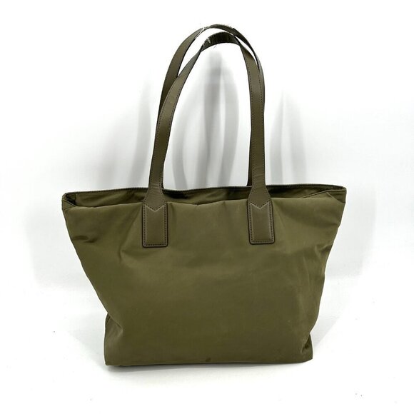 MARC JACOBS Army Green Wingman 100% Nylon Tote Bag Purse - Picture 3 of 10